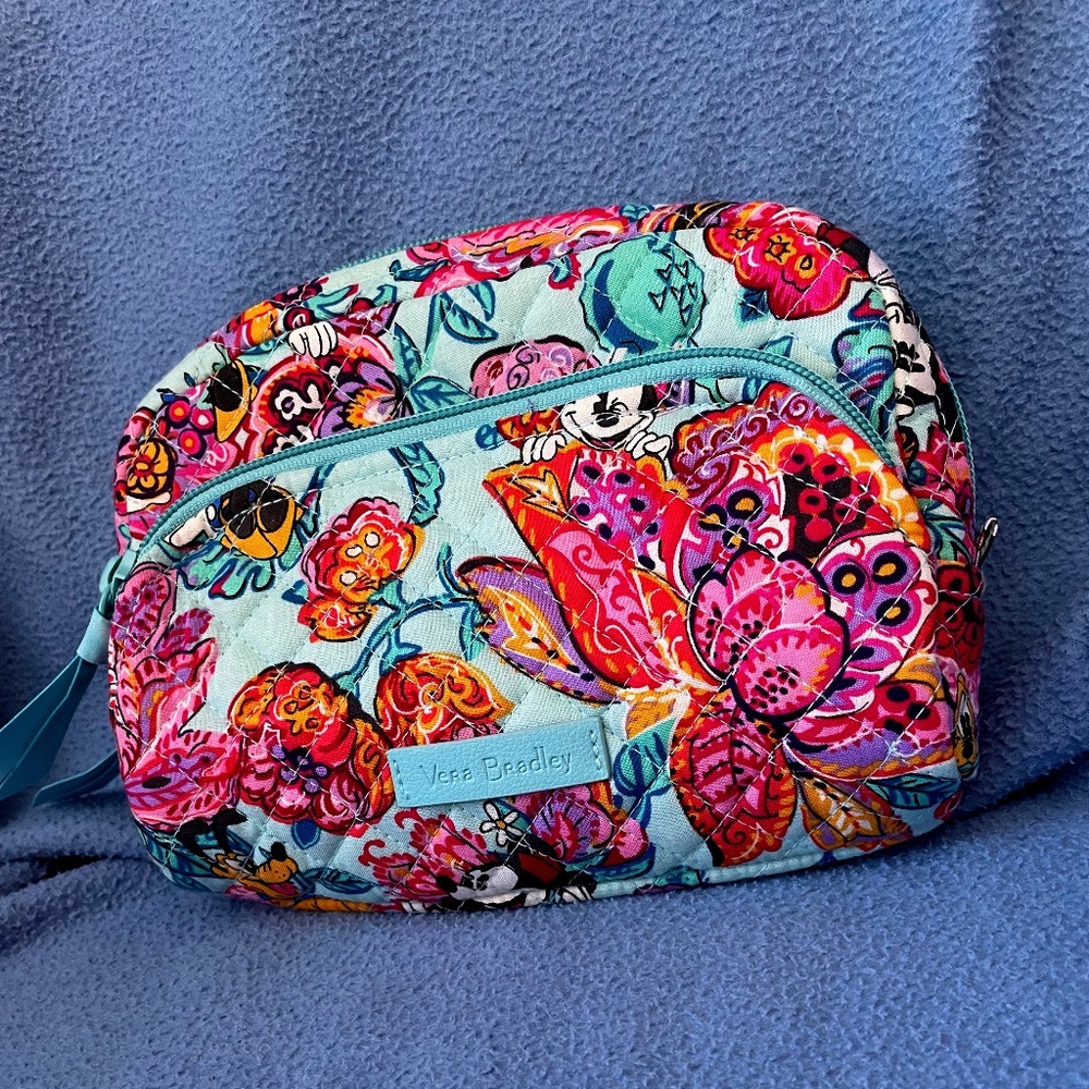Vera Bradley Disney Makeup Bag New No Tags